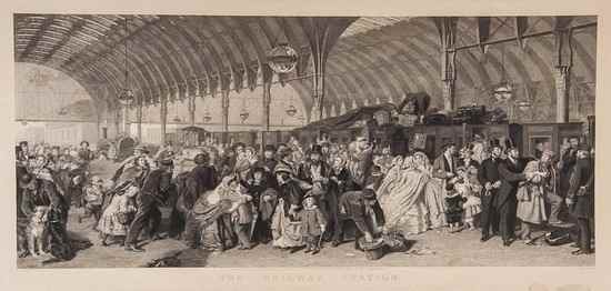 Appraisal: William Powell Frith - The Railway Station engraved by Francis