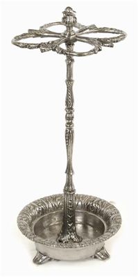 Appraisal: A th century polished cast iron stick stand by William