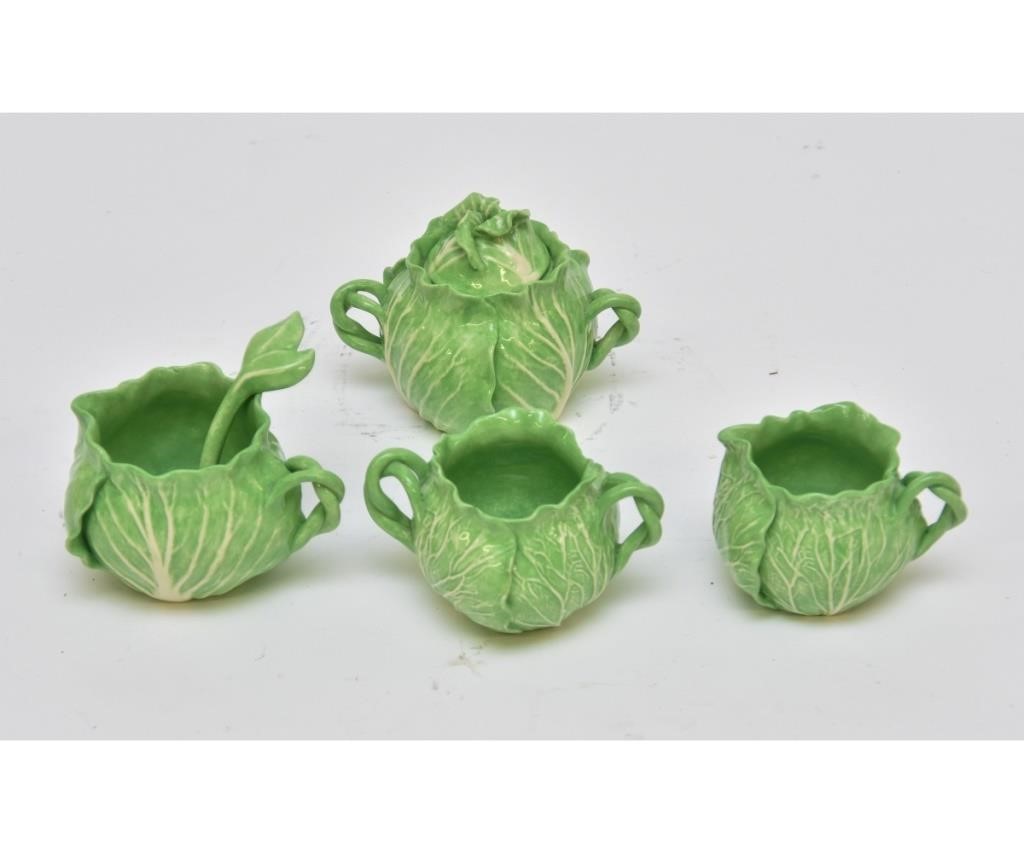 Appraisal: Four pieces of Dodie Thayer lettuce ware pieces to include