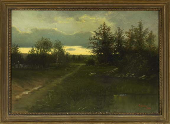 Appraisal: Charles Armor American Ohio - Country Road in a Wooded