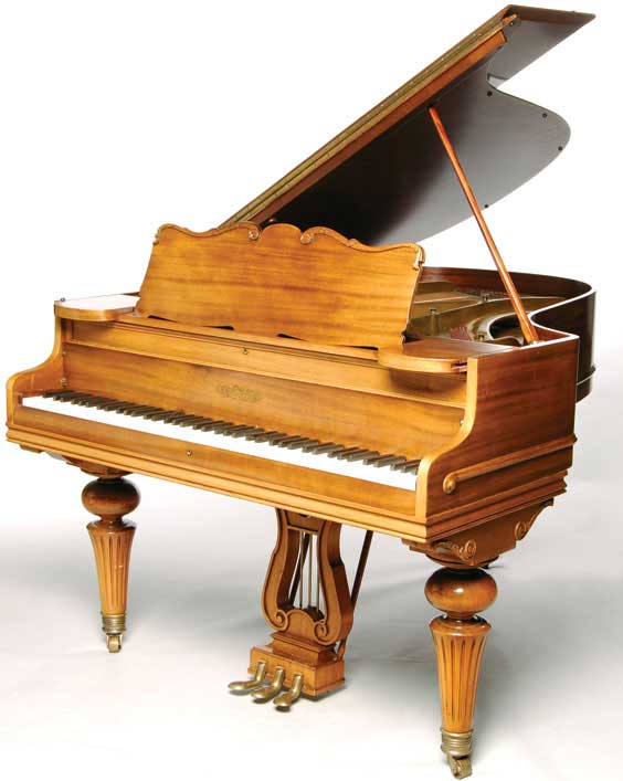 Appraisal: CHICKERING SONS GRAND PIANO Old Boston Chickering Sons mahogany case