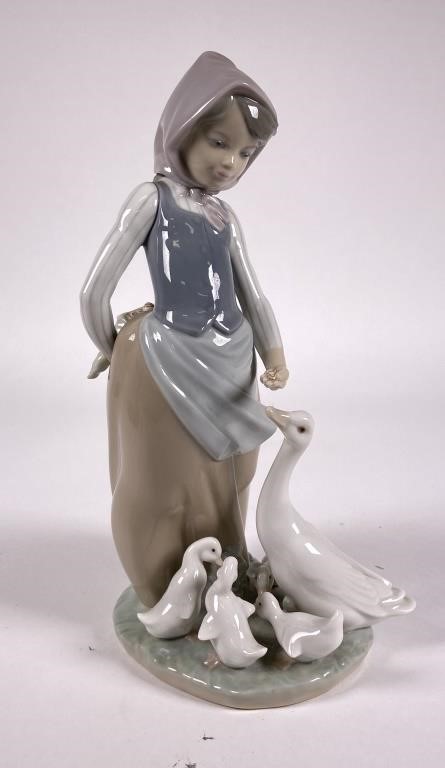 Appraisal: LLADRO SNAILS FOR THE DUCKS and was first issued in