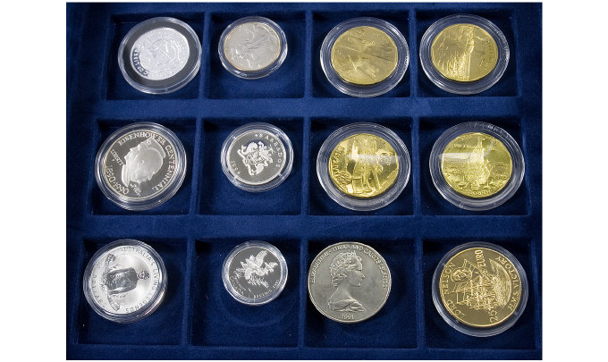 Appraisal: Collection of Proof Silver Coins dollars - fine silver Eisenhower