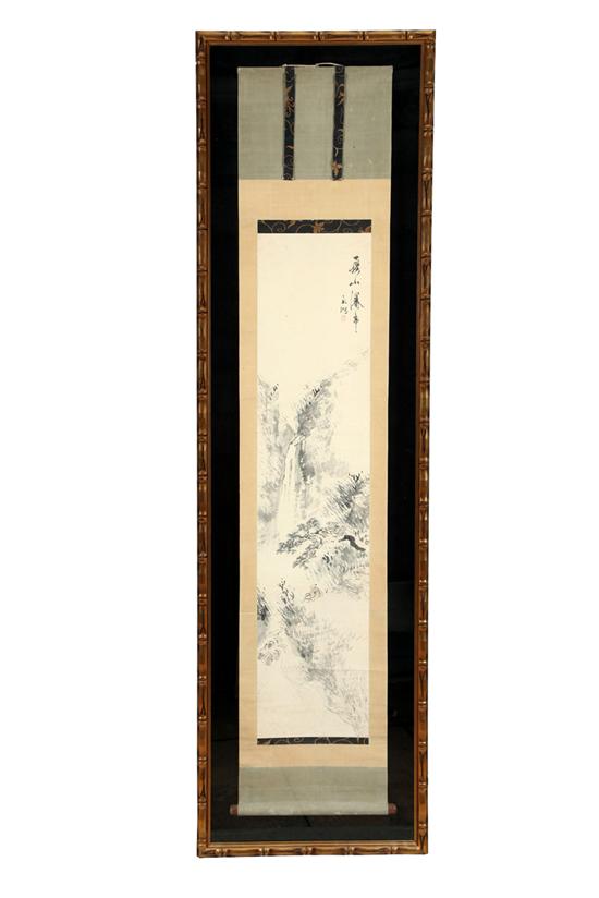 Appraisal: SCROLL Asian early th century ink on paper Image of