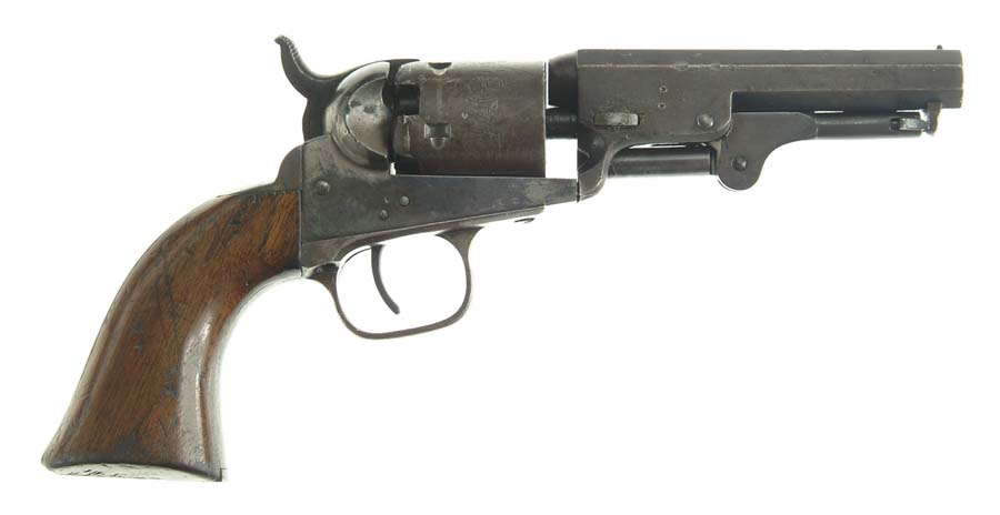 Appraisal: COLT MODEL POCKET REVOLVER INSCRIBED DATED A scarce variant of