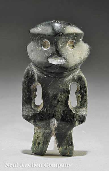 Appraisal: A Mezcala Carved Stone Figure of a Standing Male c