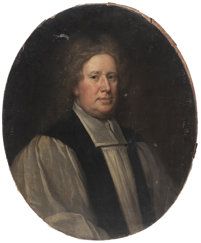 Appraisal: British School late th century Portrait of a Minister unsigned