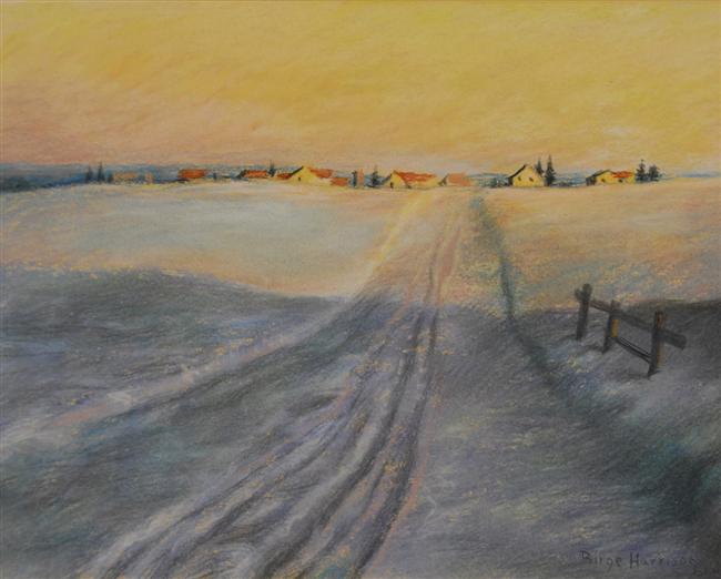 Appraisal: LOVELL BIRGE HARRISON American - LATE WINTER AFTERNOON pastel on