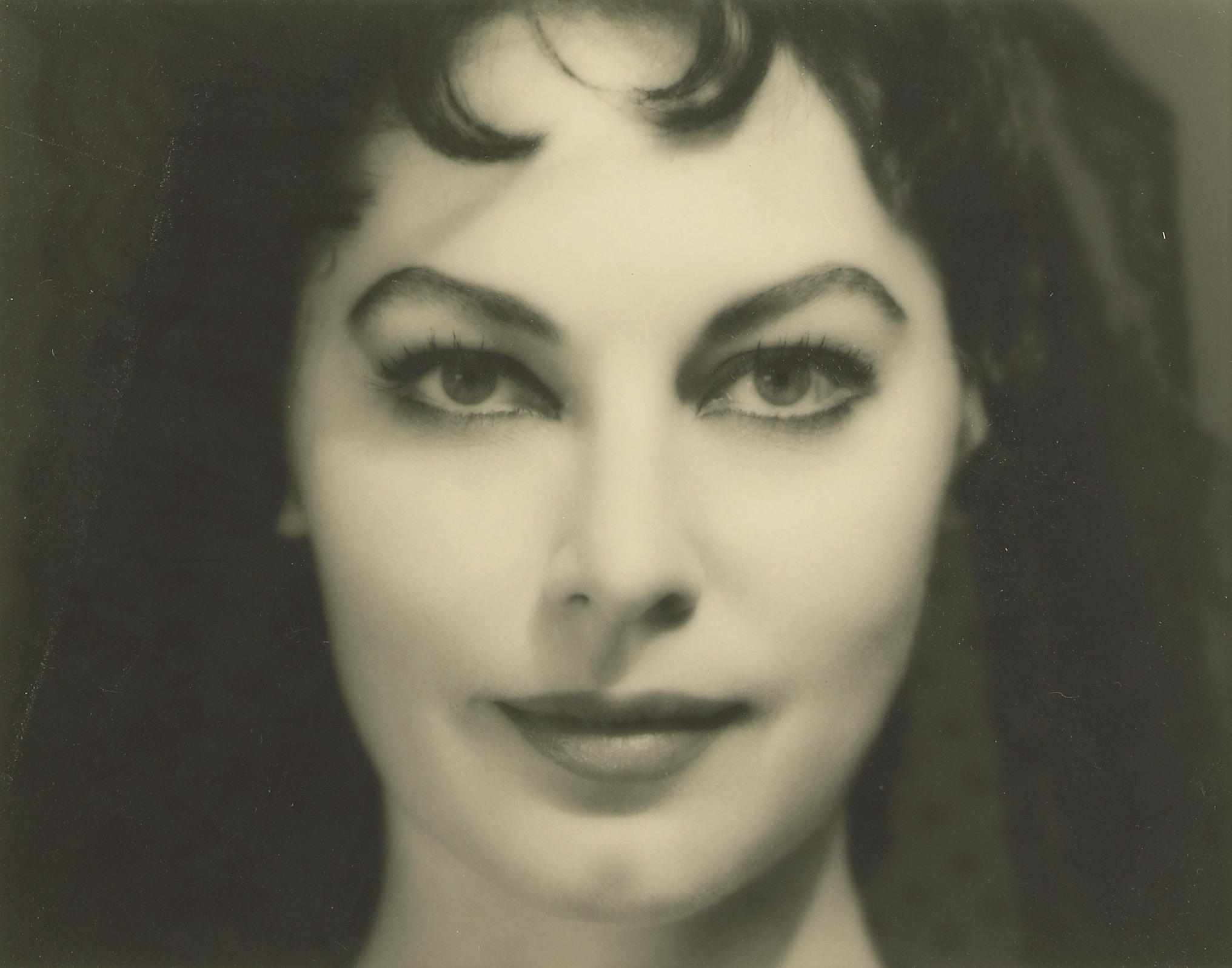 Appraisal: HOYNINGEN-HUENE GEORGE Photograph by inch portrait of Ava Gardner with