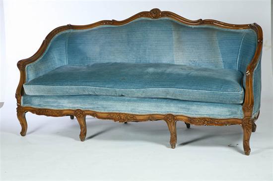 Appraisal: FRENCH-STYLE SOFA Probably France st half- th century mixed wood