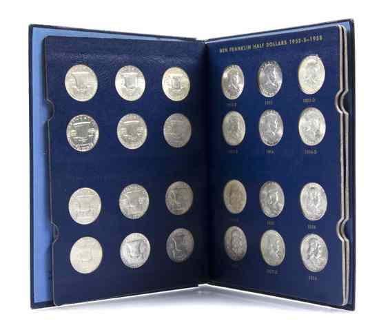 Appraisal: A Complete Set of U S Franklin Silver Half Dollars