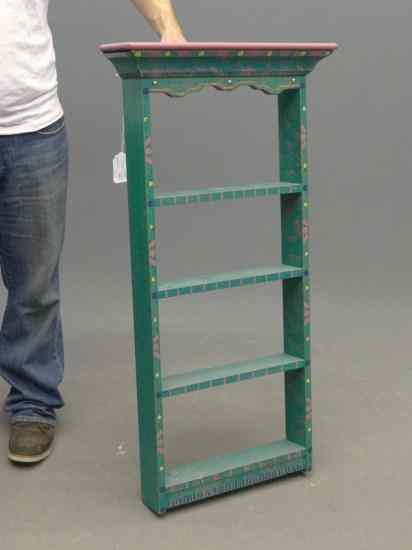 Appraisal: Painted shelf '' Ht