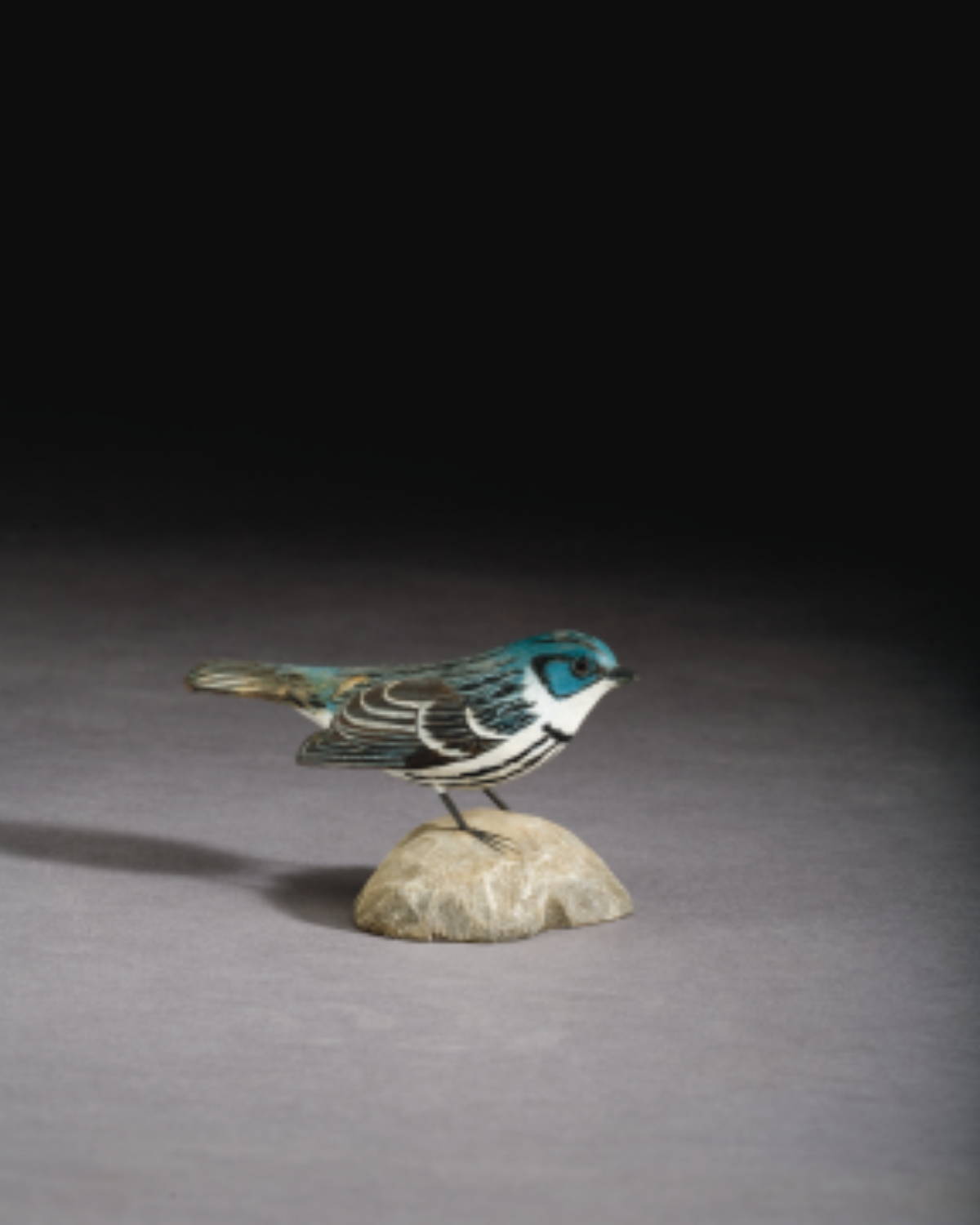 Appraisal: JESS BLACKSTONE AMERICAN - CARVED AND PAINTED CERULEAN WARBLER CIRCA