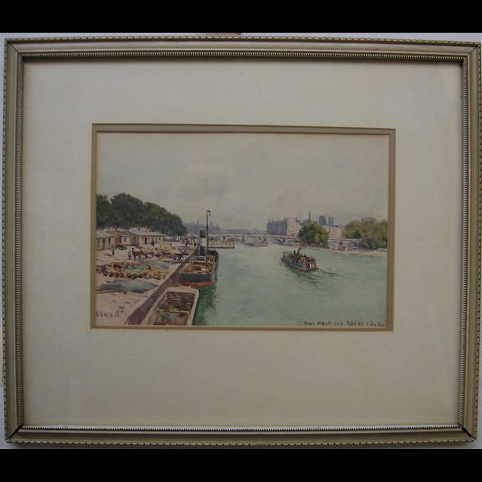 Appraisal: DAVID SMALL - BRITISH PONT NEUF AND ISLE DE CITE