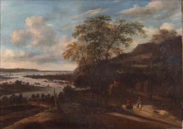 Appraisal: ATTRIBUTED TO DIONYSUS VERBURGH - - An extensive landscape off