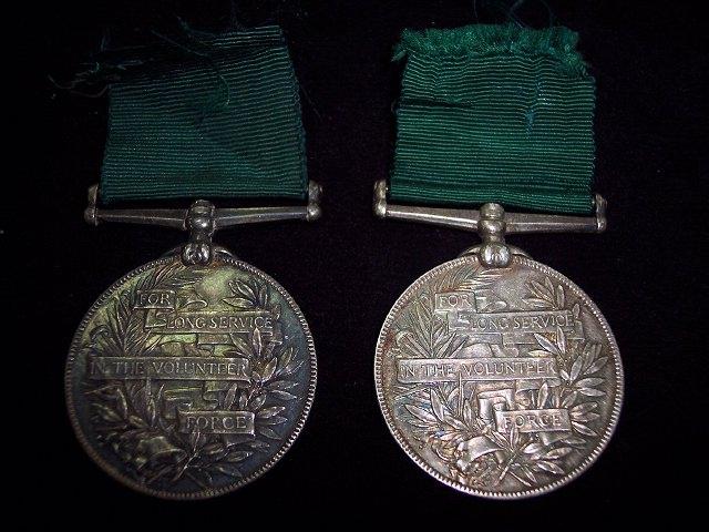 Appraisal: Volunteer Long Service G C M Victoria Regina unnamed medals