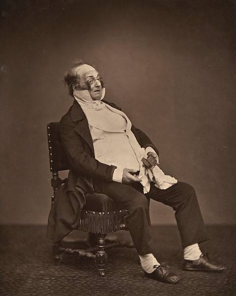 Appraisal: Etienne Carjat and Nadar Henri Monnier as Monsieur Prudhomme Marc