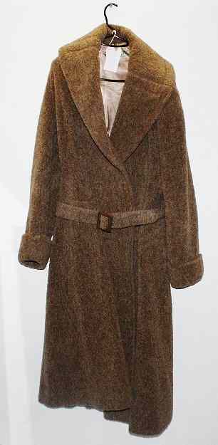 Appraisal: A VINTAGE 'RODEX' ALPACA COAT llamouel curl calf length lined