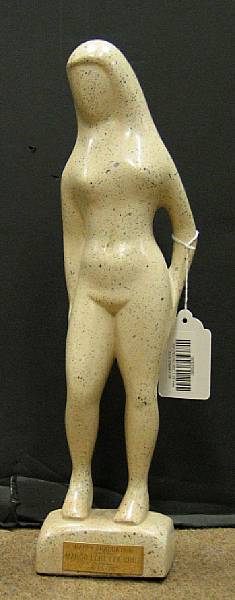 Appraisal: Beniamino Benevenuto Bufano Italian American - Standing female nude stone