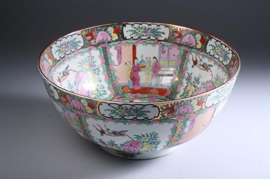 Appraisal: OTH C CHINESE PUNCH BOWL - in diam