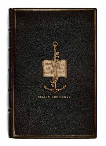 Appraisal: DOUBLEDAY MEMORIALS-FINE BINDINGS Group of specially bound memorials relating to