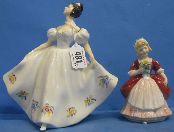 Appraisal: Royal Doulton figures Kate HN and Valerie HN