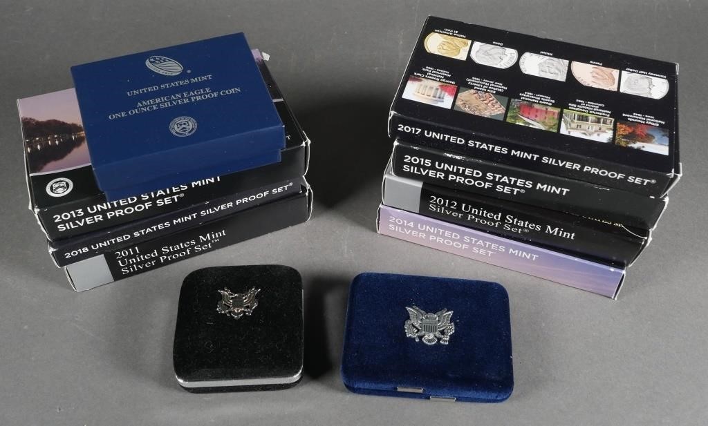 Appraisal: Collection of US Mint coins including Silver proof set and