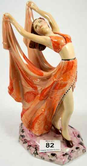 Appraisal: Kevin Francis Colourway Figure of a lady holding dress height