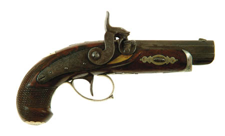 Appraisal: SCARCE COPY OF A DERINGER TYPE PISTOL Cal NSN Deluxe