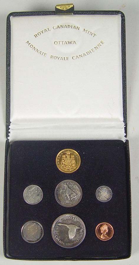 Appraisal: Canadian Proof Set Contains an example of each denomination silver