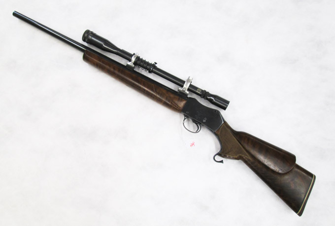 Appraisal: CUSTOM MADE ENFIELD MODEL SINGLE SHOT LEVER ACTION MARTINI RIFLE