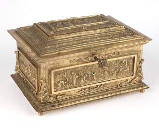 Appraisal: A Continental gilt Late th early th century stamped twice