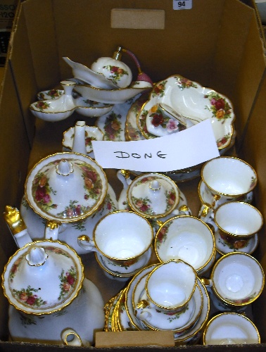 Appraisal: Royal Albert Old Country Roses Tea set and Coffee Set