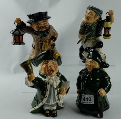 Appraisal: A collection of Roy Kirkham toby jugs to include Beadle