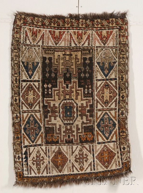 Appraisal: Zakatala Rug Northeast Caucasus last quarter th century some moth