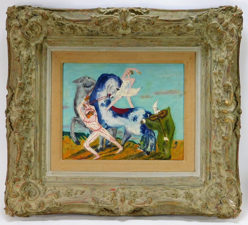 Appraisal: French Modern Surrealist Painting Aft Jean Botton France Late th-Early