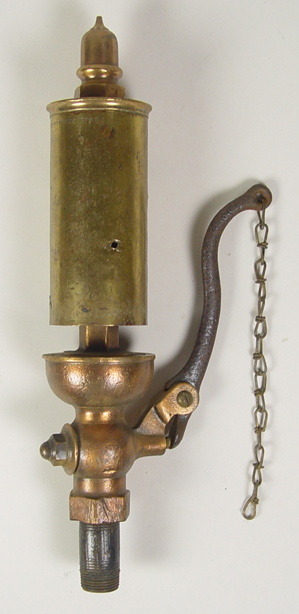 Appraisal: Brass Bronze Steam Whistle Single note whistle with acorn finial