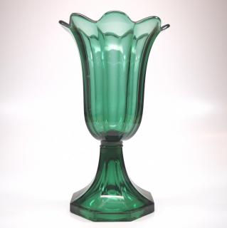 Appraisal: Pattern A mid th century pressed glass Tulip vase New