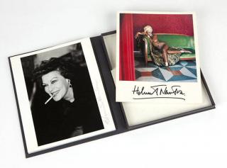 Appraisal: Helmut Newton ''Ava Gardner'' signed photo printed signed in pencil