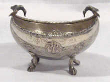 Appraisal: A silver bowl weighing approx ounces circa possibly Turkish