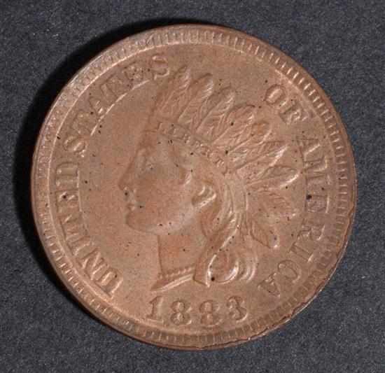 Appraisal: Three United States Indian head bronze cents MS- MS- and