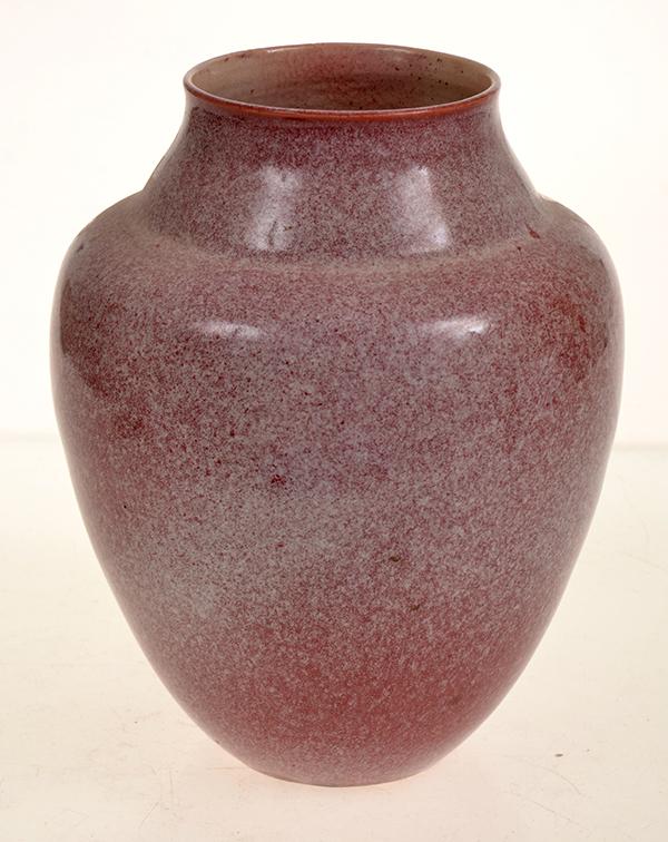 Appraisal: KLYTIE PATE SPECKLED GLAZED VASE CM HEIGHT