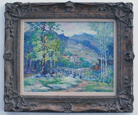 Appraisal: MAYER Bela Peter American - Dunmore Vermont Landscape OIL Canvasboard