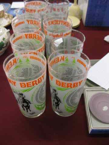 Appraisal: Kentucky Derby Glasses - '' excellent