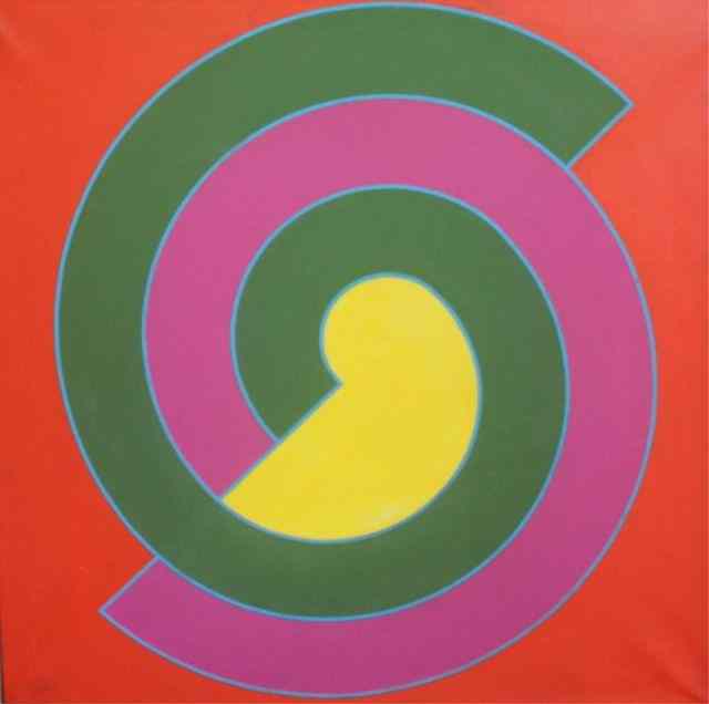 Appraisal: CAMACHO Paul Geometric Oil on Canvas Signed and dated verso