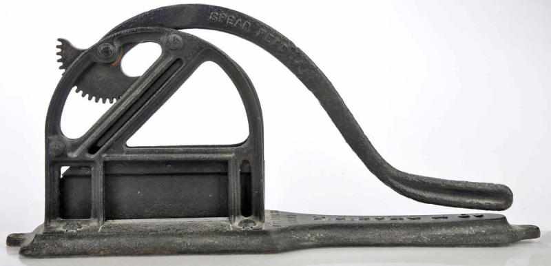 Appraisal: Spear Head Plug Tobacco Cutter Description P J Sorg Company