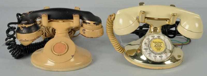 Appraisal: Lot of Western Electric Painted Telephones First is an Imperial