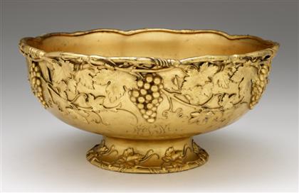 Appraisal: Vermeil sterling silver punch bowl th century