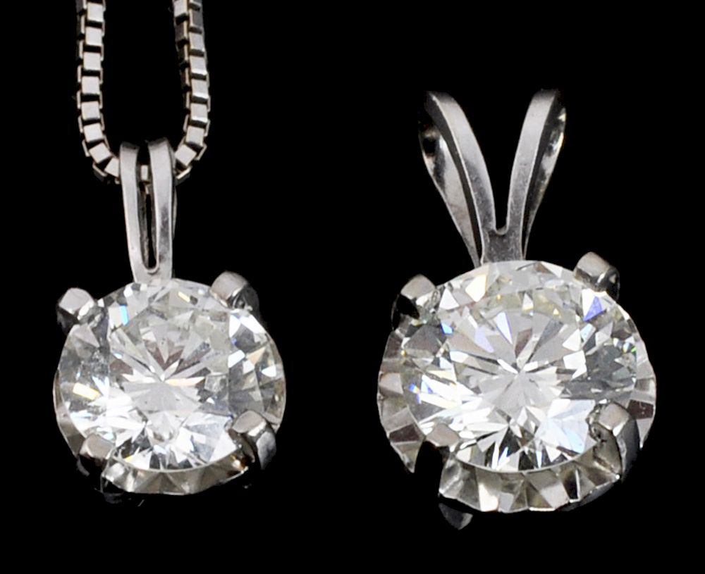 Appraisal: Round Brilliant Diamonds Ct Ct round brilliant cut diamonds one