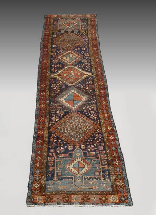 Appraisal: HAND TIED KARAJA RUG RUNNER Approx ' x ' ''